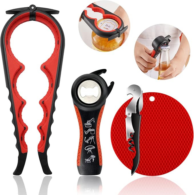 Jar Opener for Weak Hands, Seniors by HUMANFUN