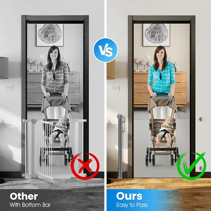Retractable Baby Gate for Stairs & Doorways - Image 3