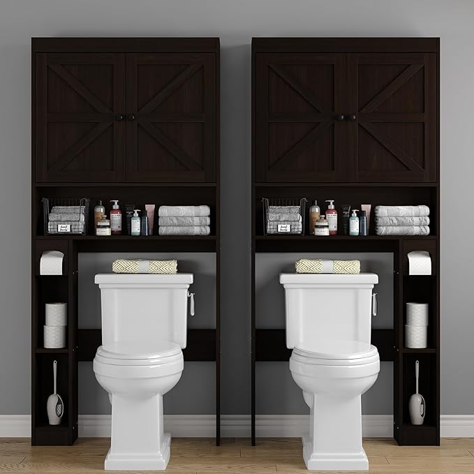 Furnideco 32.3''W Over The Toilet Storage Cabinet - Image 4