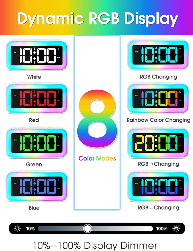 Cadmos Loud Alarm Clock for Bedrooms - Image 3