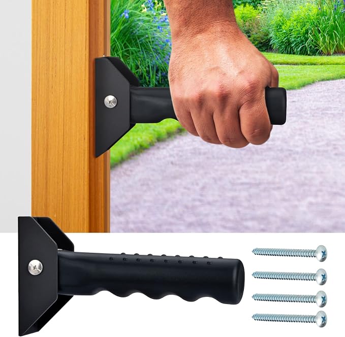 Flip Up Grab Bar for Doorway/Stairs Safety Assist Handles for Elderly Non-Slip by APDTEK