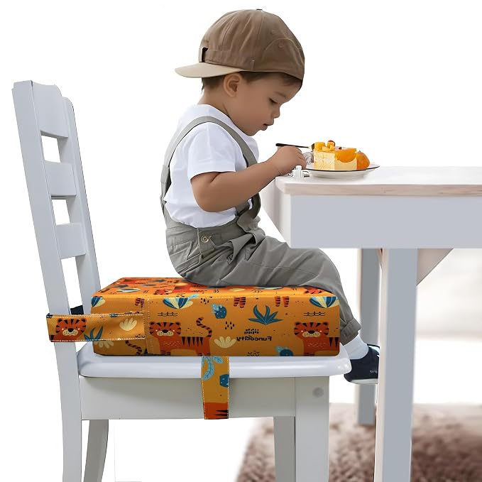 Toddler Booster Seat for Dining Table, Portable Booster Seat for Kitchen Chair by BoosterSeatforDningTable
