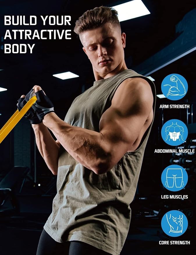 LEEKEY Resistance Bands, Exercise Bands, Pull Up Assist Bands - Image 5