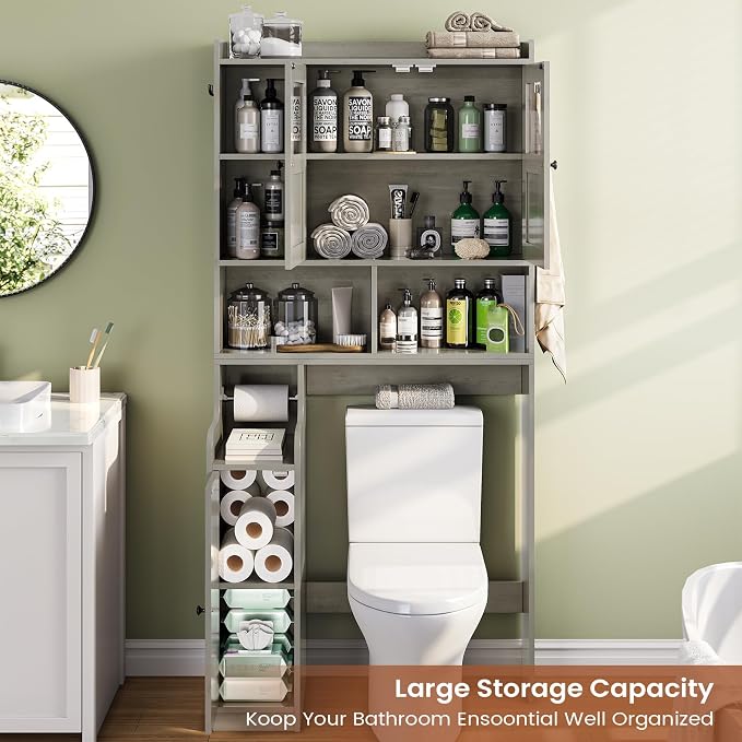 Itaar Over The Toilet Storage Cabinet, Over Toilet Bathroom Organizer - Image 3