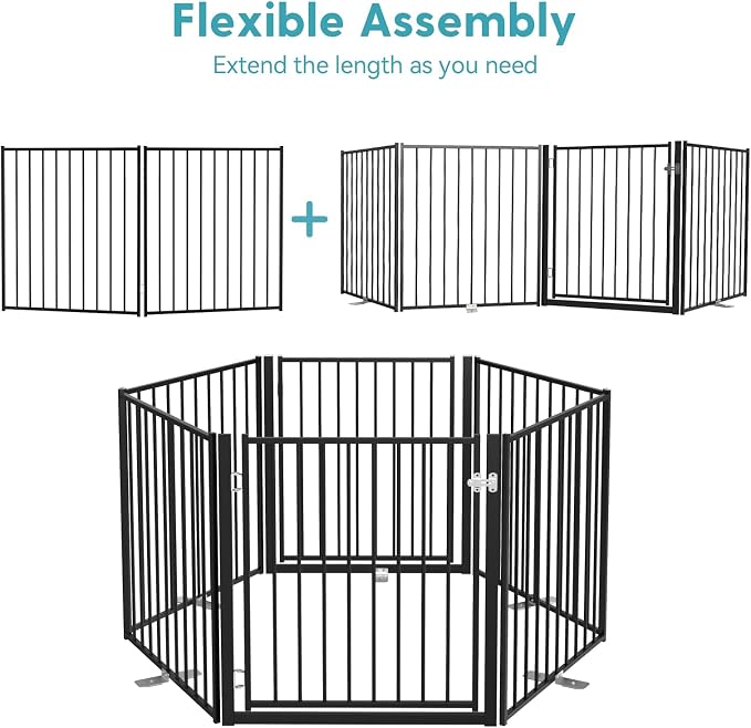 No Pawblems Free Standing Dog Gate - Image 3