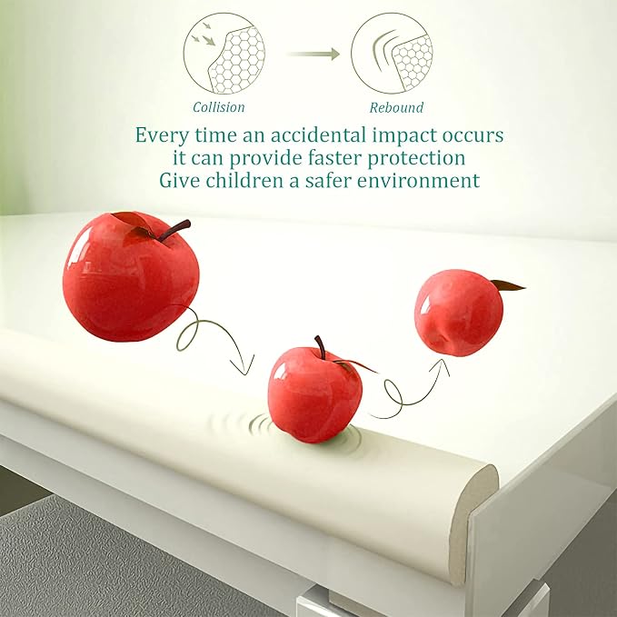 Corner Guards, Milky White, FURNITURE_EDGE_BUMPER, Protects Babies from Sharp - Image 3