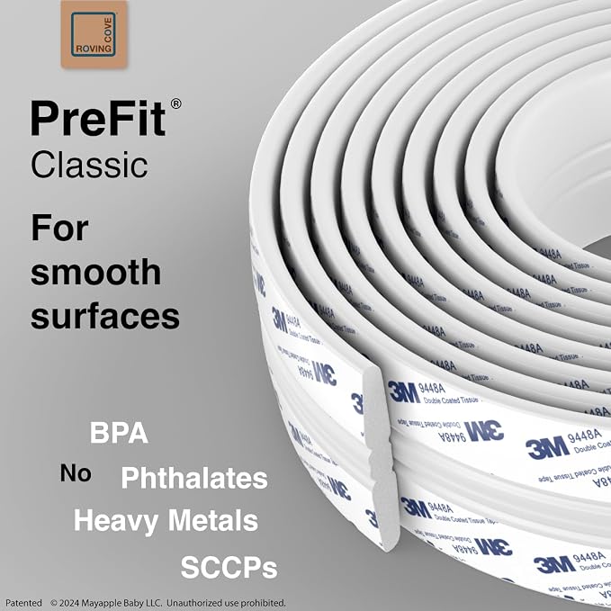 Roving Cove PreFit Furniture Edge Corner Protector, Baby Proofing Bumper Guards - Image 2