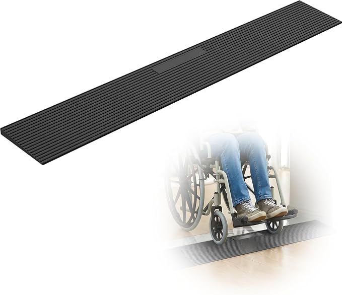FACHNUO 0.8" Rise Rubber Threshold Ramp by FACHNUOTOOL