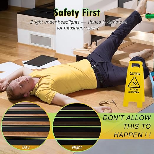S&X Heavy Duty Anti Slip Tape 6 Inch x 60 Ft, High Traction Non Skid Grip Tape - Image 6