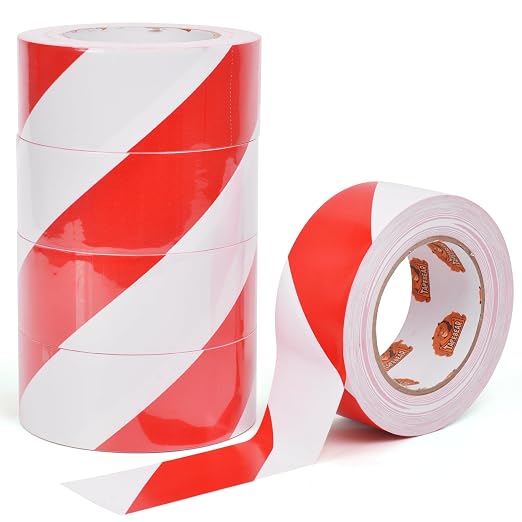 TAPEBEAR Hazard Caution Tape, 2inch x 150 Feet Self Adhesive Warning Tape by TAPEBEAR