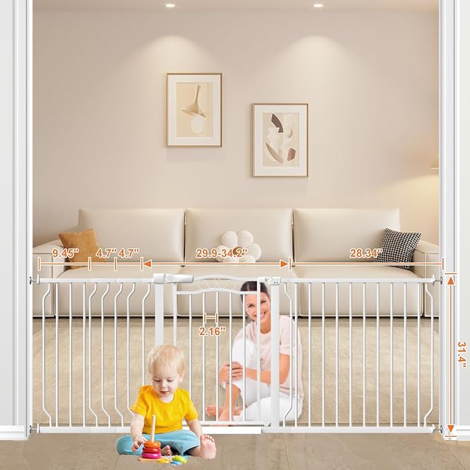 67.3-81.1" Extra Wide Baby Gate - Image 7