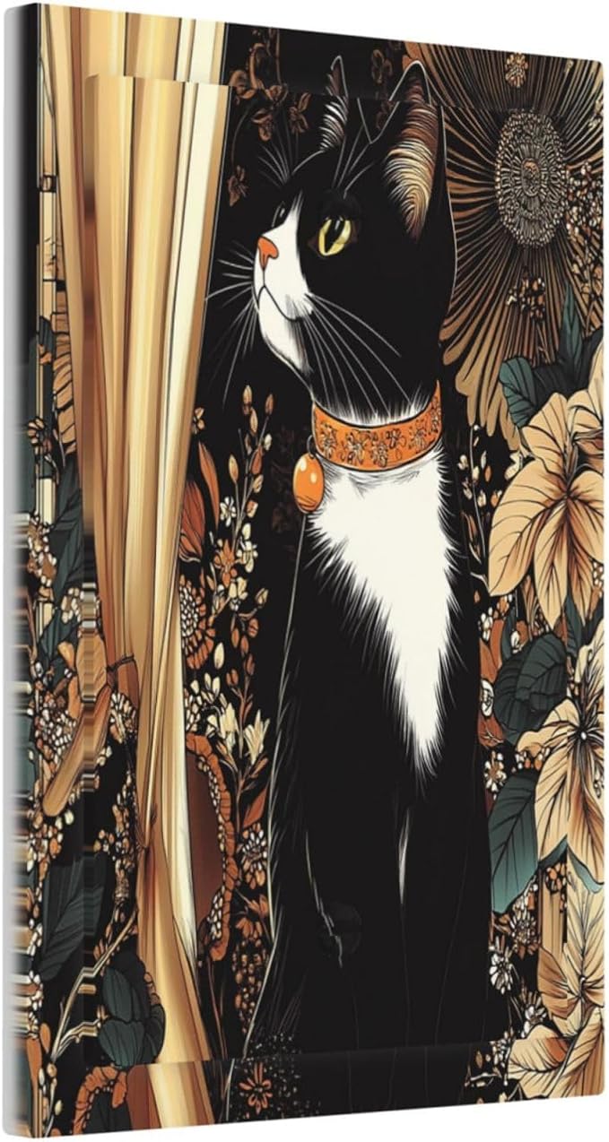 Light Switch Cover Plate Boho Mandala Floral Black Cat Vintage Flower 1 Gang No - Image 2