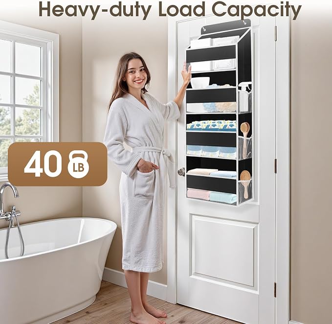 1 Pack Over The Door Organizer, Hanging Storage Organizer - Image 5