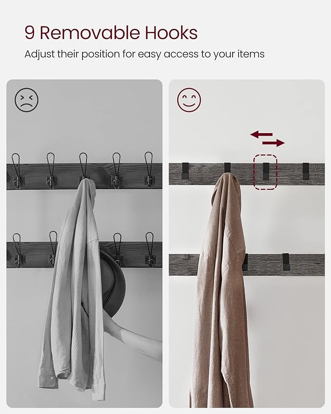 VASAGLE Coat Rack, Hall Tree - Image 6
