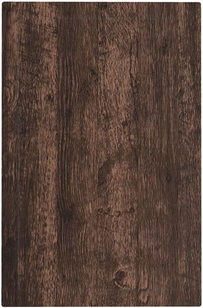 Light Switch Cover Plate Rustic Dark Brown Wood Grain 1 Gang No Device Blank by LightSwitchCover