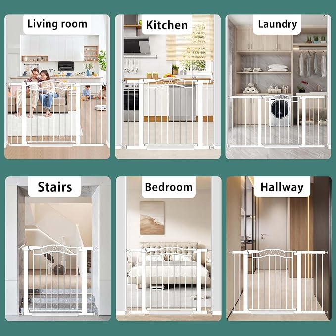 Fairy Baby 51.6"-54.3" Extra Wide Baby Gates - Image 9