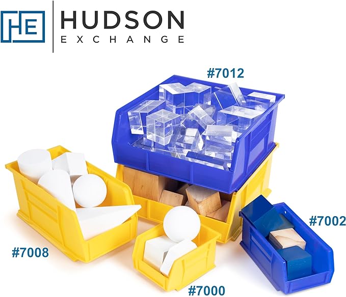 Hudson Exchange 7-1/2" x 4" x 3" Plastic Stackable Storage Bin and Hanging - Image 3