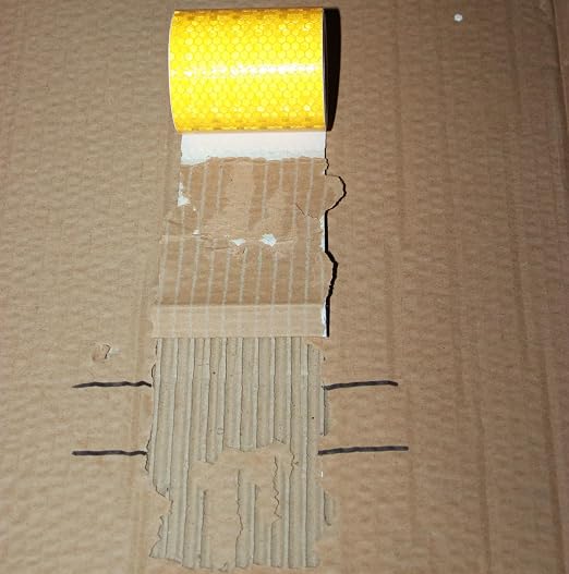 Yellow Reflective Tape Outdoor Waterproof 3 inch, High Visibility Hazard - Image 2