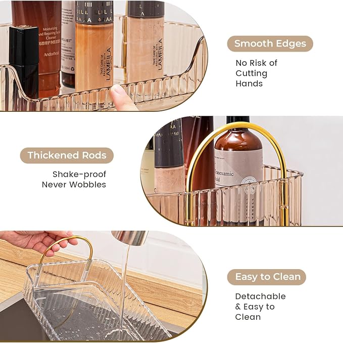 Aveniee Bathroom Counter Organizer, 3 Tier Perfume Skin Care Countertop Storage - Image 4
