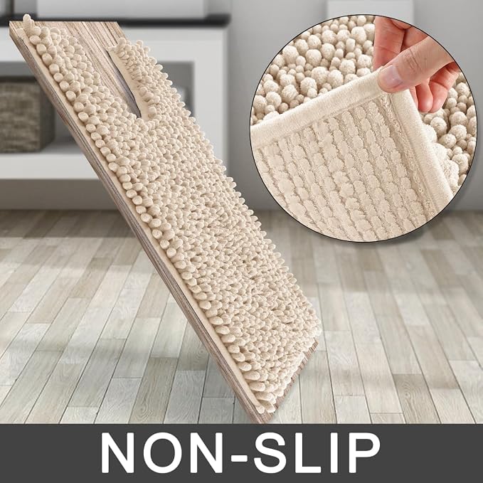Yimobra Toilet Rug U Shaped Washable 24x20 Inch - Image 5