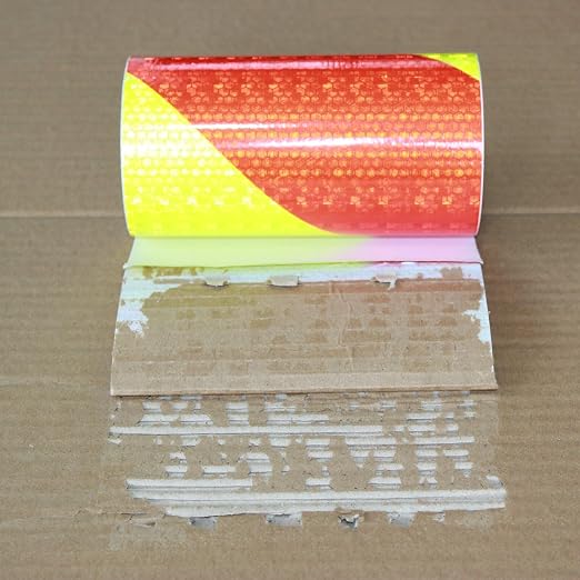 Reflective Tape 6 inch X 10 feet, Outdoor Waterproof Hazard Conspicuity Safety - Image 2