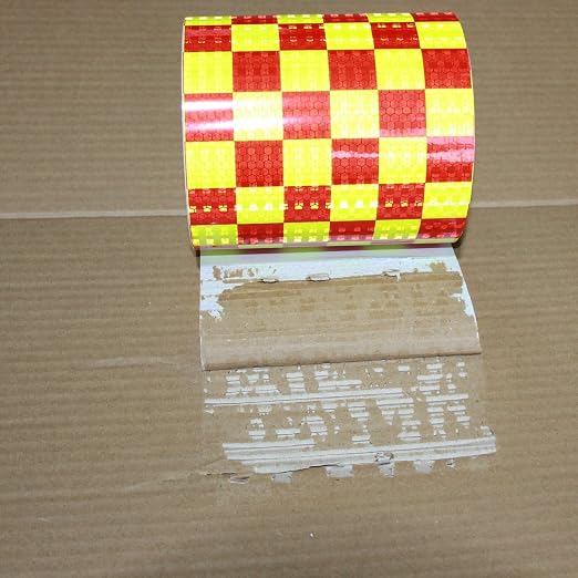 Reflective Tape 6 inch X 66 feet, Outdoor Waterproof Hazard Conspicuity Safety - Image 2