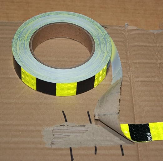 Reflective Tape Outdoor Waterproof 1 inch X 66 feet, High Visibility Hazard - Image 2