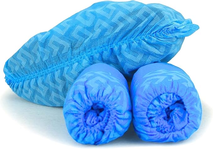 G & F Products Disposable Shoe Covers, Slip-Resistant Booties, Heavy-Duty by GFProducts