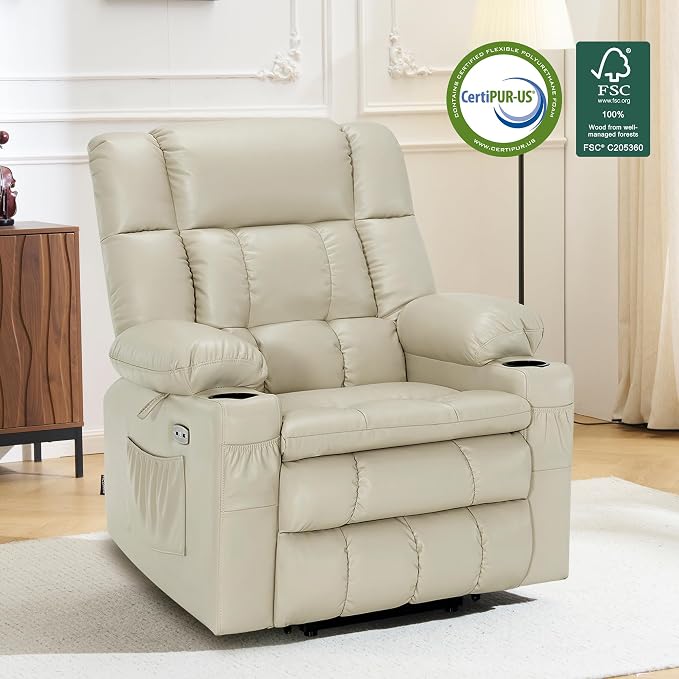 MCombo Dual Motor Power Lift Recliner Chair - Image 6