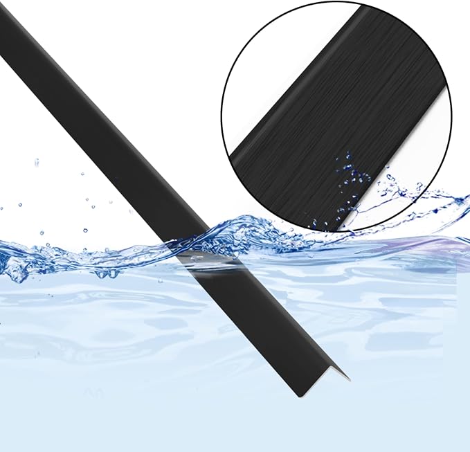 2pcs 57"L*1.42"W Aluminum Self-Adhesive Wall Corner Protectors, Wall Furniture - Image 5