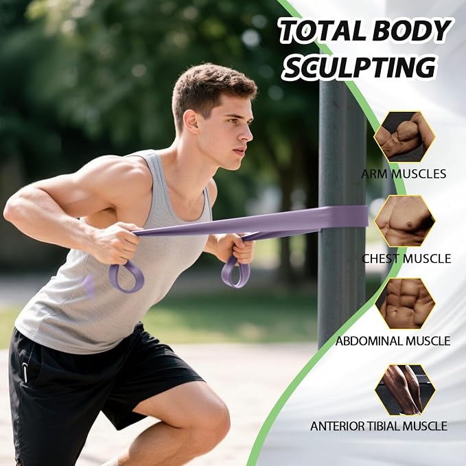 LEEKEY Resistance Bands, Exercise Bands, Pull Up Assist Bands - Image 3