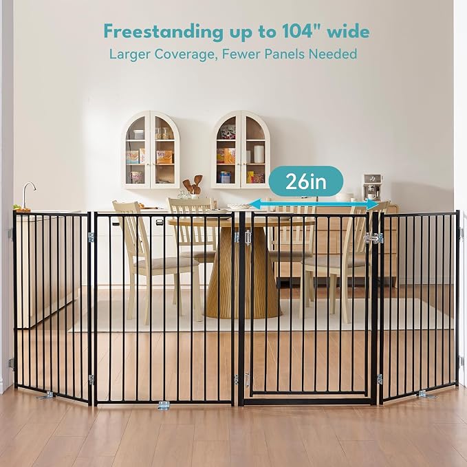 No Pawblems Free Standing Dog Gate - Image 3