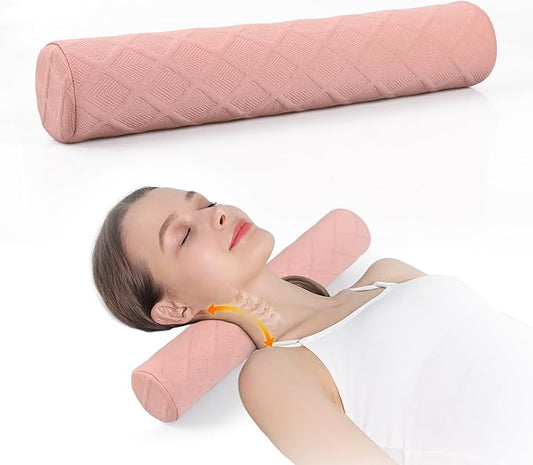 Cozyhealth 3.1" H Small Cervical Roll Pillow, Medium Soft Memory Foam Neck by Cozyhealth
