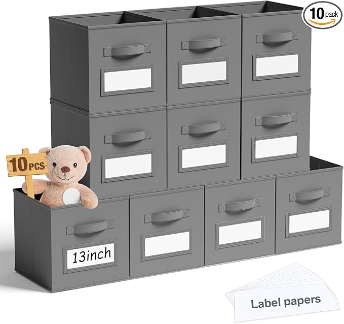 10 Pcs Fabric Storage Cubes by Teenyyou