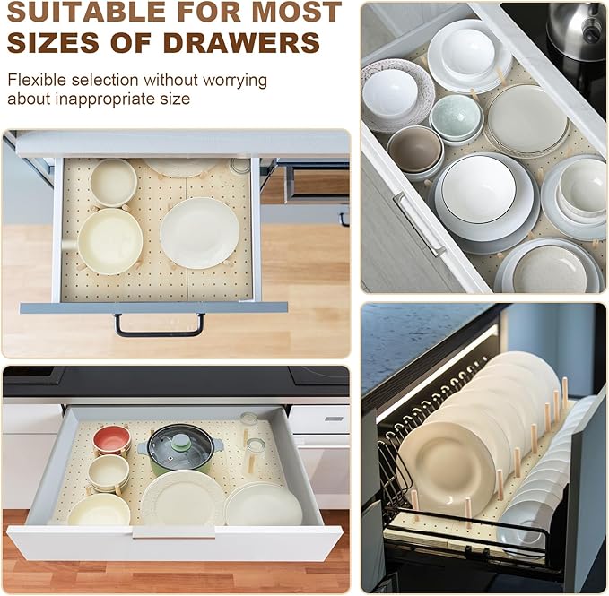 Kigley 12 Pcs Pegboard Drawer Organizer - Image 6