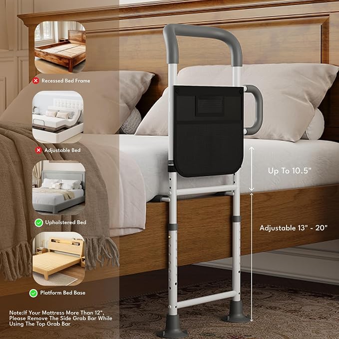 HOMEAL Bed Rails for Elderly Adults Safety - Image 2