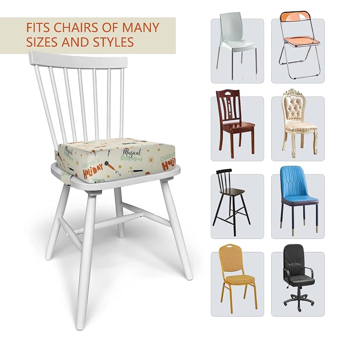 Toddler Booster Seat for Dining Table, Portable Booster Seat for Kitchen Chair - Image 6