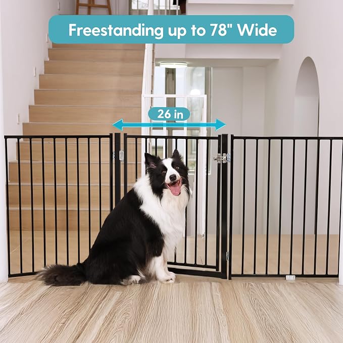 No Pawblems Free Standing Dog Gate - Image 3