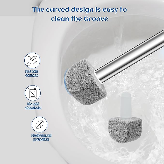 10 Packs Pumice Stone for Toilet Cleaning, Pumice Toilet Bowl Cleaning for - Image 3