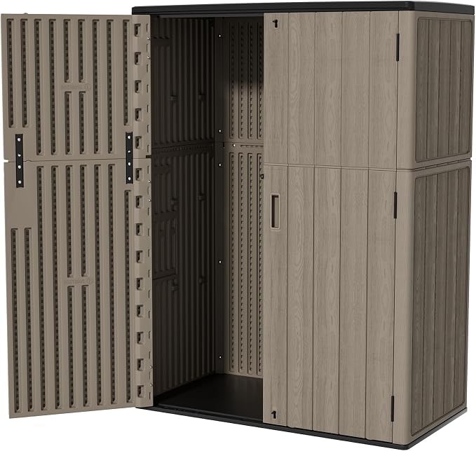 HOMSPARK 47 Cu.Ft Outdoor Storage Shed Weather Resistant by HOMSPARK
