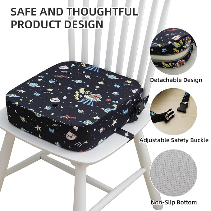 Toddler Booster Seat for Dining Table, Portable Kids Booster Seat - Image 5