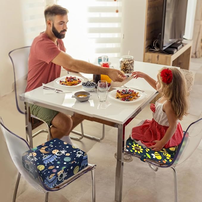 Toddler Booster Seat for Dining Table, Portable Booster Seat for Kitchen Chair - Image 3
