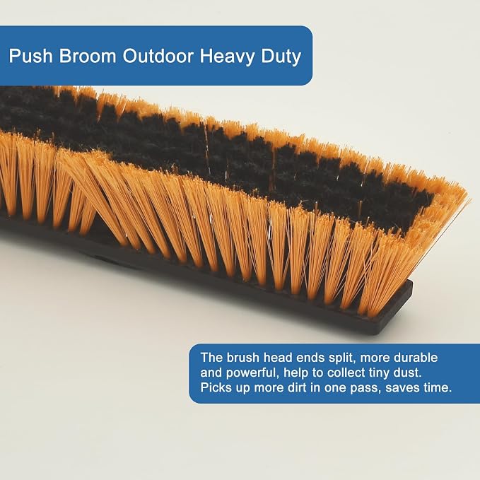 PBHEPJ 24 Inchs Push Broom Outdoor Heavy Duty, Shop Broom - Image 8