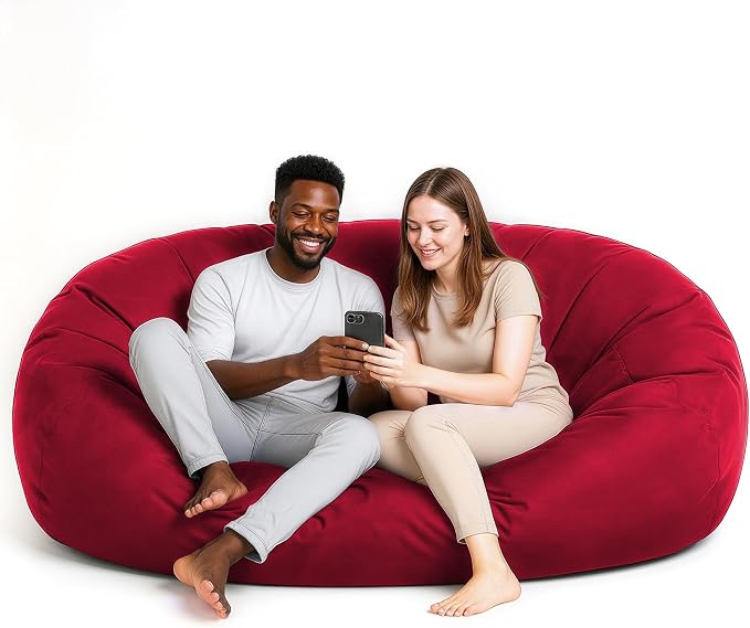 Lumaland Luxurious Giant 6ft Bean Bag Chair by LumalandInc