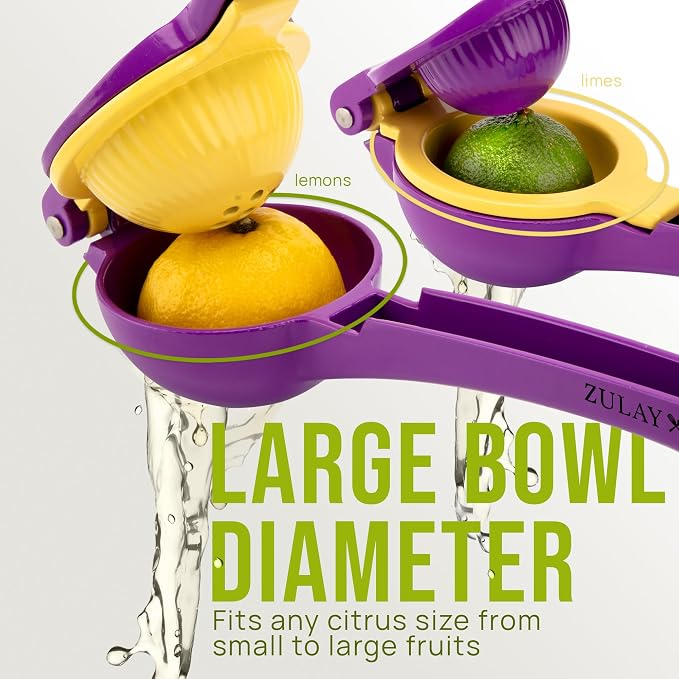 Zulay Kitchen Metal 2-in-1 Lemon Squeezer - Image 2