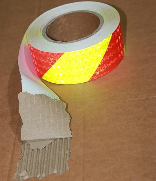 Reflective Tape 2 inch X 66 feet X 10 Rolls, Outdoor Waterproof Hazard - Image 2