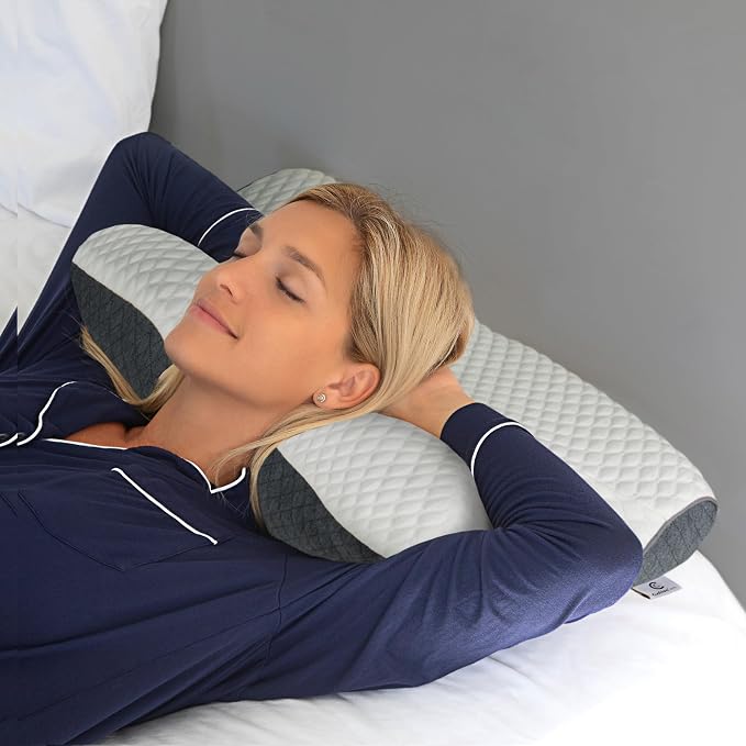 Charcoal Pillow for Neck and Shoulder Pain Relief – Bamboo Charcoal Memory Foam - Image 4