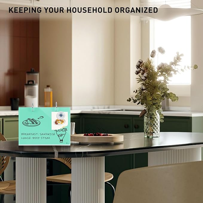 Desktop Glass Dry Erase & Acrylic Aesthetic Calendar Weekly to-do List Combo - Field & Grace