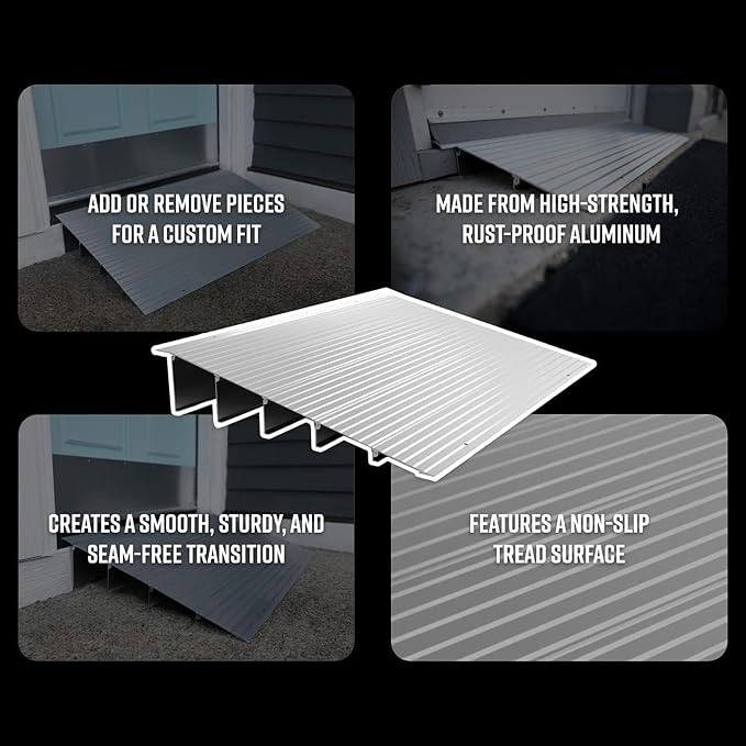 EZ-ACCESS - Threshold Ramps for Doorways - Portable Wheelchair Ramp for Home - Image 5