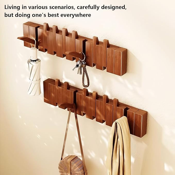 Wall Mounted Piano Key Hanger | Flip Style Hook | Entrance Wall Art Hook - Image 8